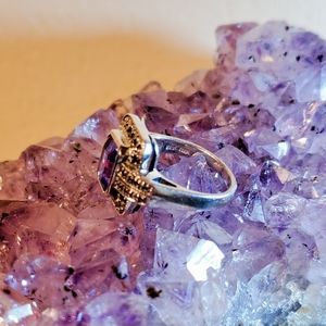 Purple AMETHYST Sterling Silver Ring